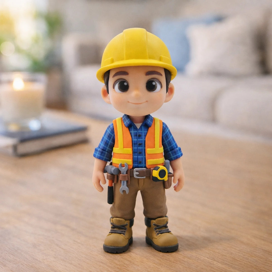 A Custom 3D Figurine for Construction Workers – Made from Real Photos