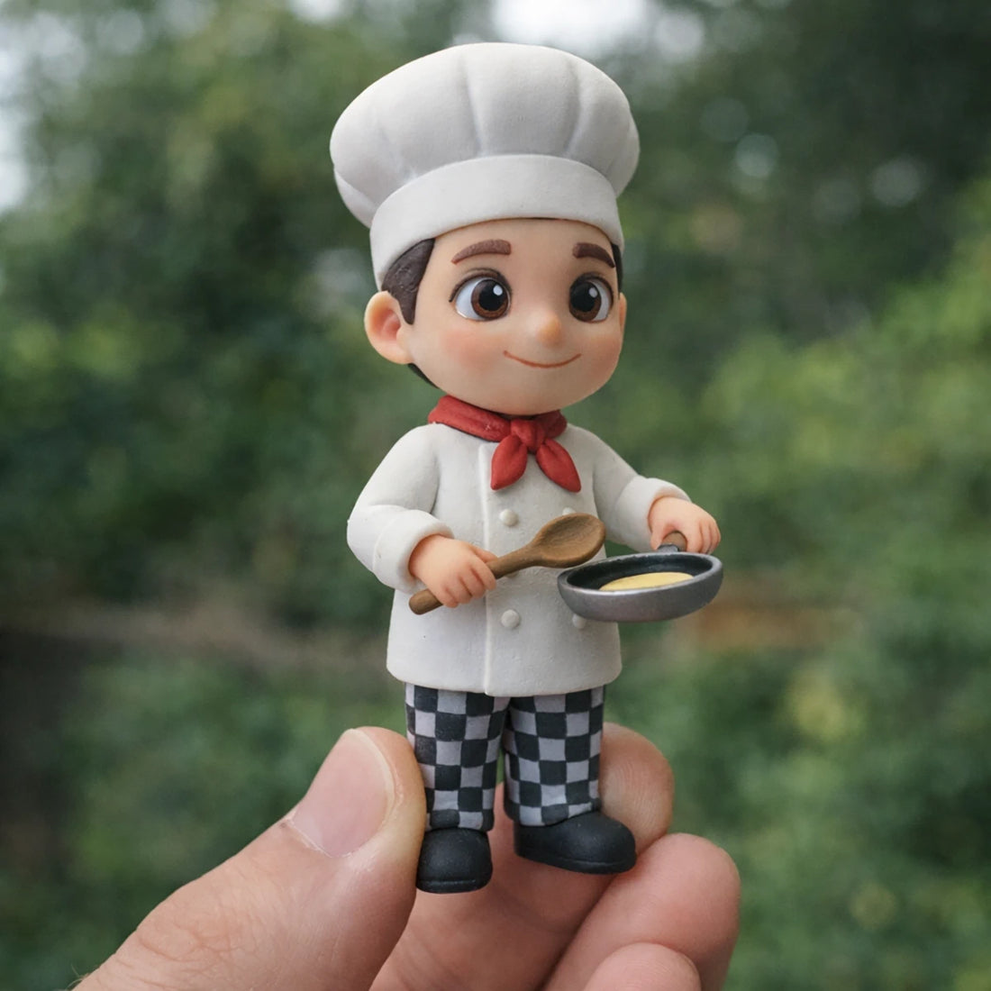 A Custom 3D Figurine for Chefs – Made from Real Photos