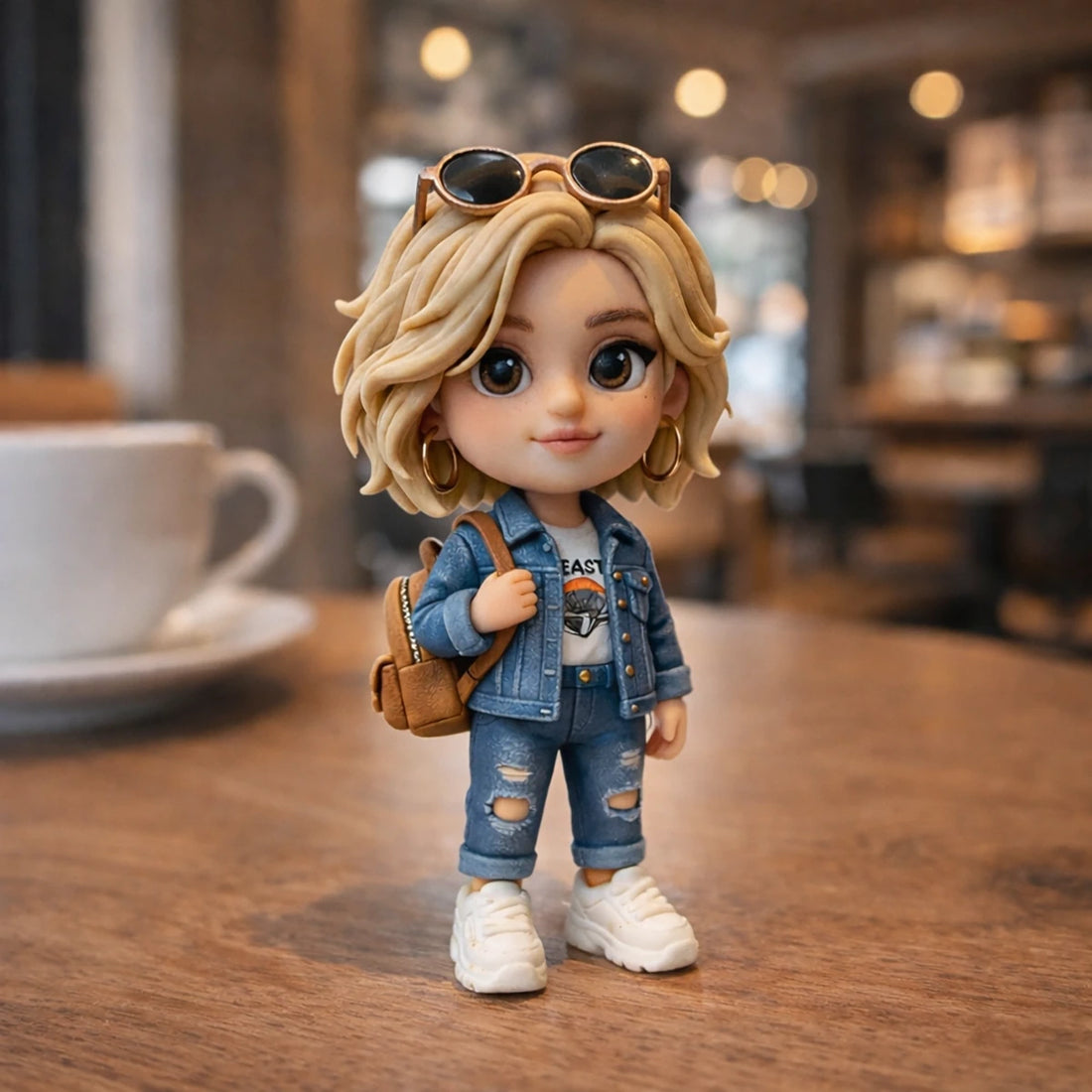 A Custom 3D Figurine for Besties – Made from Real Photos