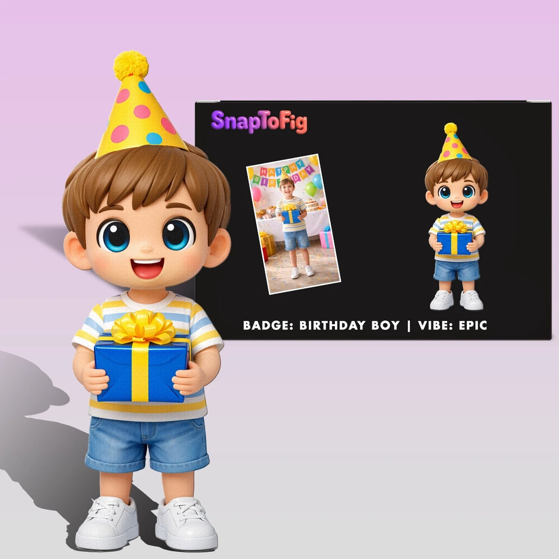 A Custom 3D Birthday Gift – Made from Real Photos