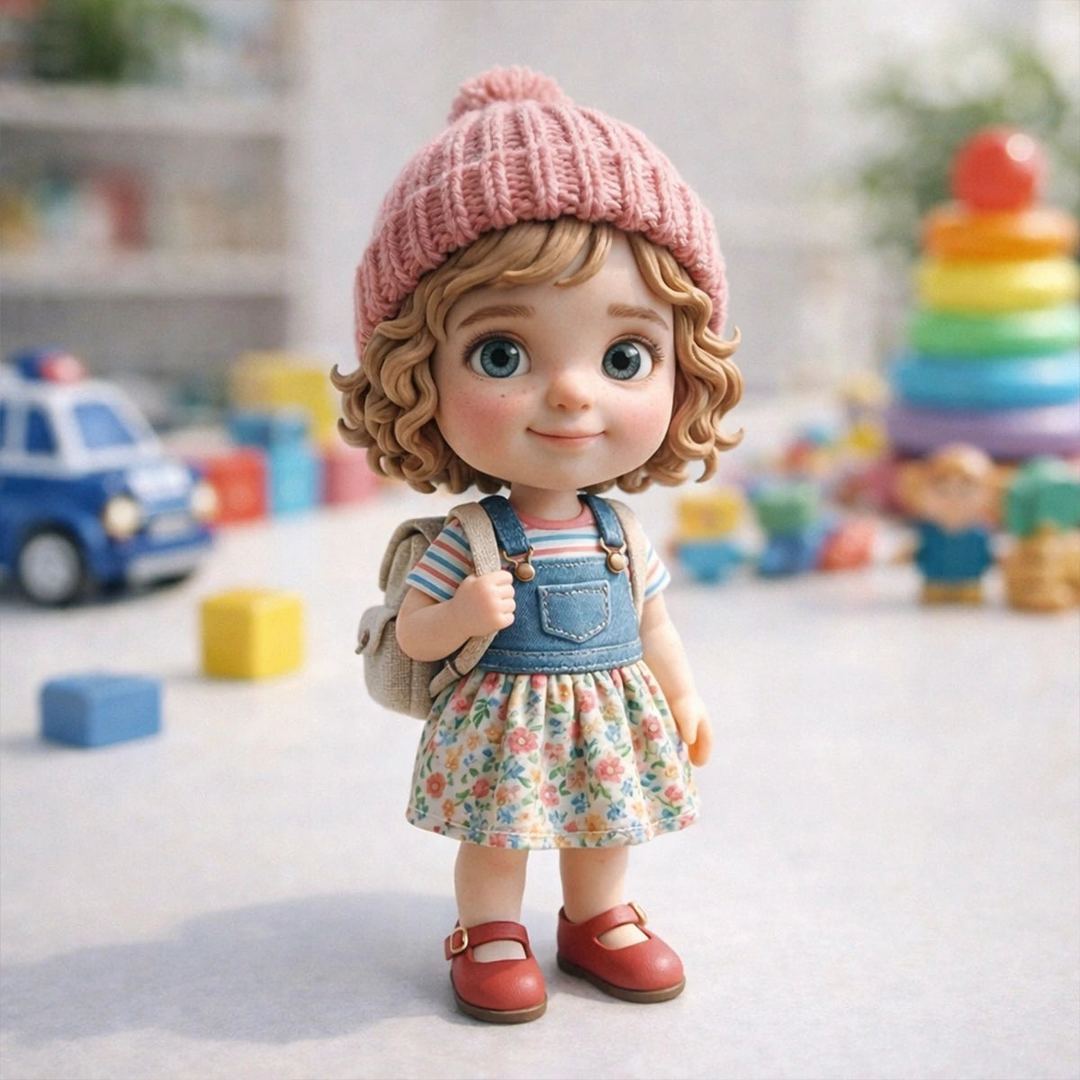 Personalized 3D Daughter Figurine – Custom Family Keepsake from Photos