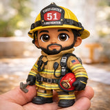 A Custom 3D Figurine for Firefighters – Made from Real Photos