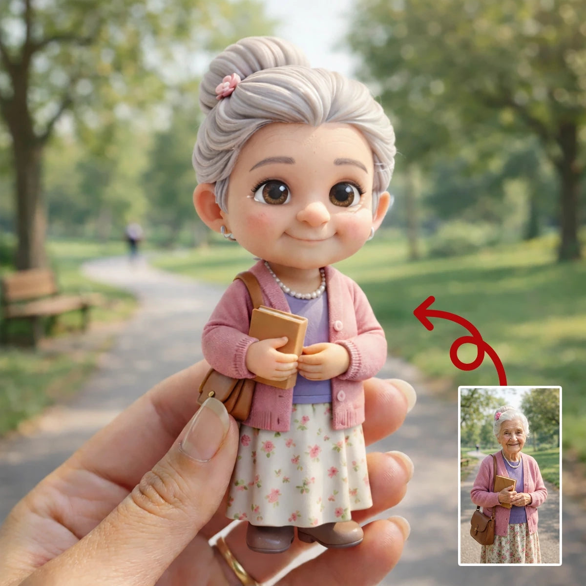 A Custom 3D Figurine for Grandma – A Keepsake Made from Real Memories