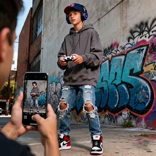 Upload photos and confirm the preview