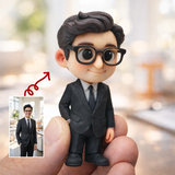 A Custom 3D Figurine for Business Professionals – Made from Real Photos