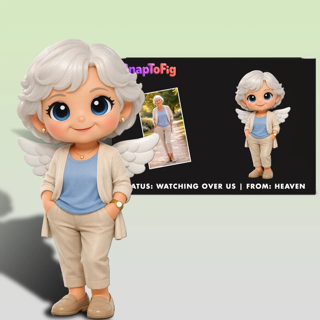 A Custom 3D Memorial Figurine – Made from Real Photos