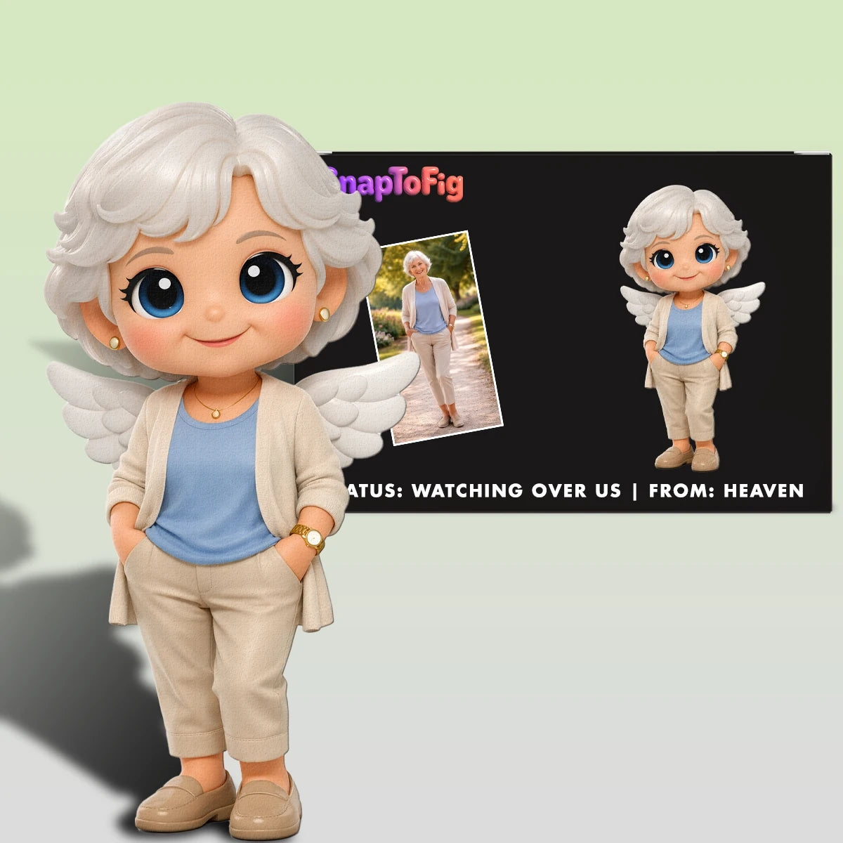 A Custom 3D Memorial Figurine – Made from Real Photos