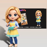 Personalized 3D Mom Figurine – Custom Mother’s Day & Family Keepsake