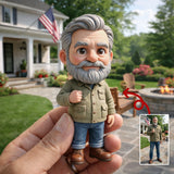 Personalized 3D Grandpa Figurine – Custom Family Keepsake from Photos