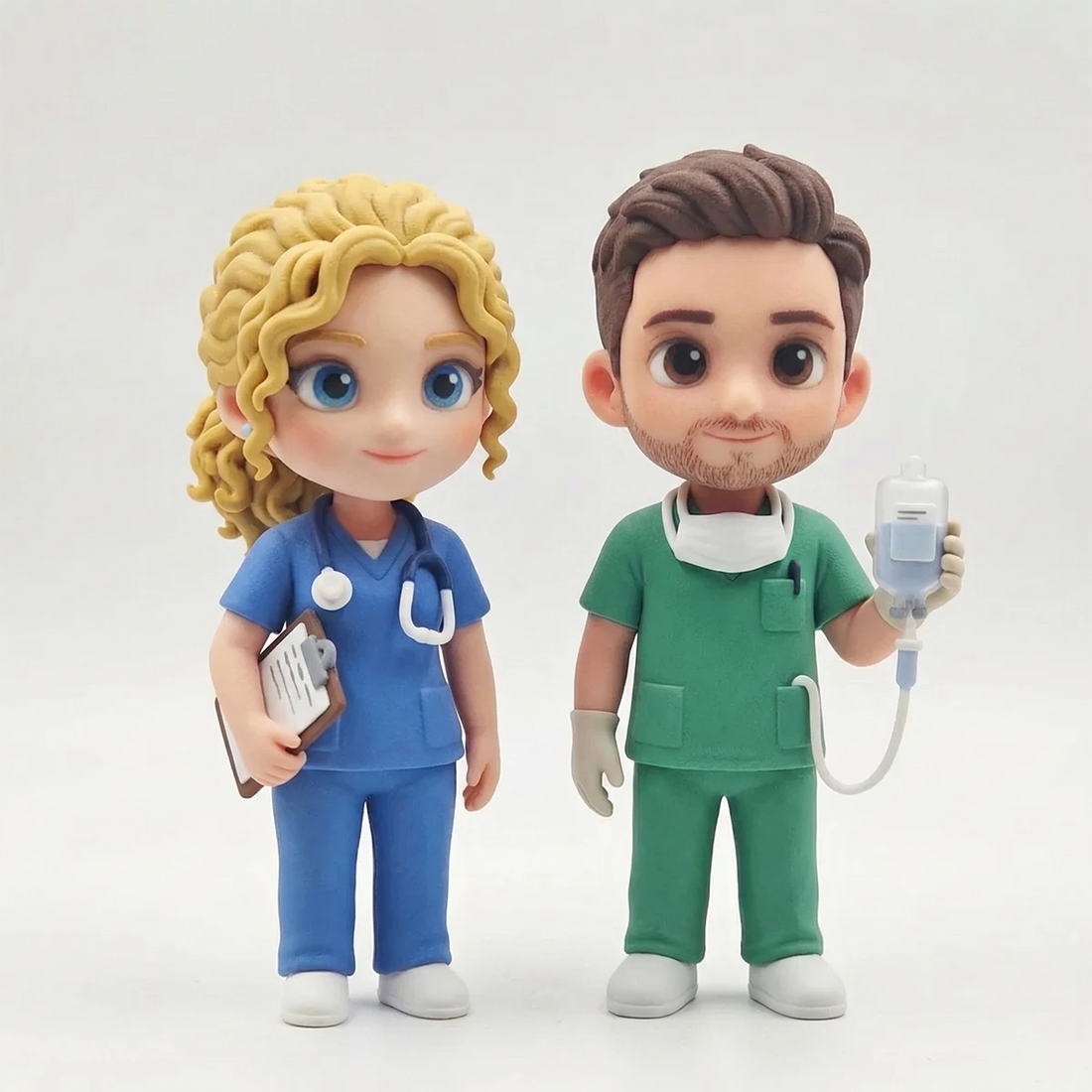 A Custom 3D Figurine for Nurses – Made from Real Photos