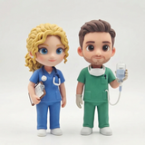 A Custom 3D Figurine for Nurses – Made from Real Photos