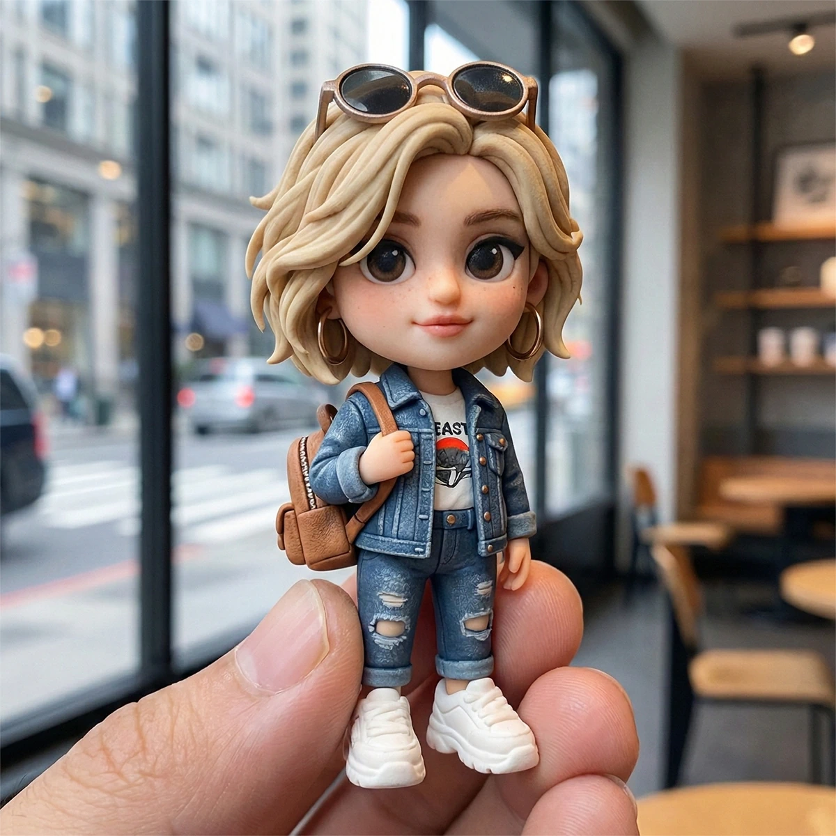 A Custom 3D Figurine for Besties – Made from Real Photos