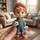 Personalized 3D Son Figurine – Custom Family Keepsake from Photos