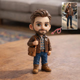Personalized 3D Husband Figurine – Custom Anniversary & Love Keepsake