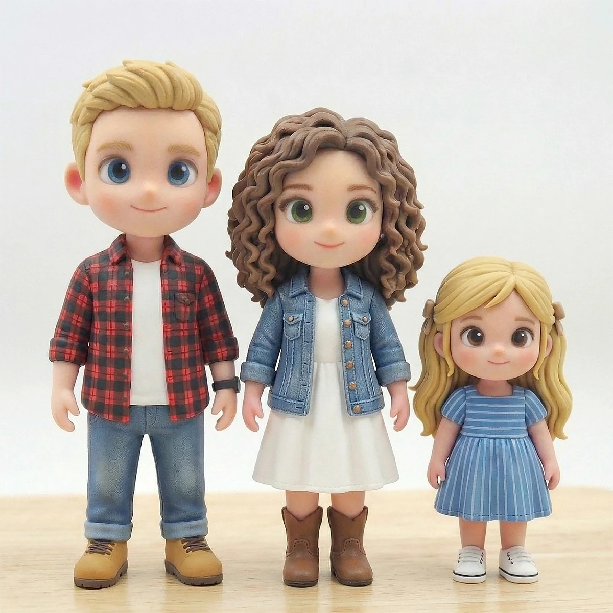 Personalized 3D Son Figurine – Custom Family Keepsake from Photos