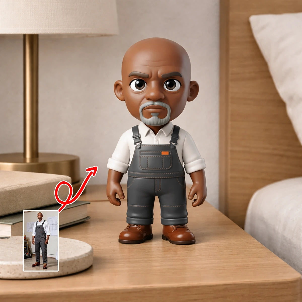 Personalized 3D Engineer Figurine – Built from Real Photos