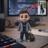 A Custom 3D Figurine for Programmers – Made from Real Photos