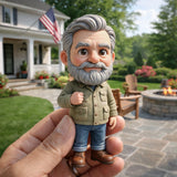 Personalized 3D Grandpa Figurine – Custom Family Keepsake from Photos
