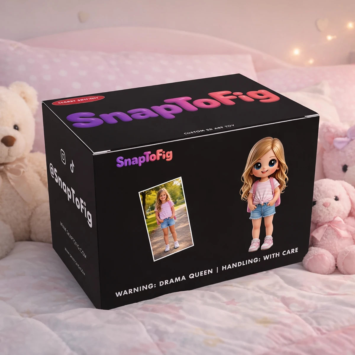 Personalized 3D Daughter Figurine – Custom Family Keepsake from Photos