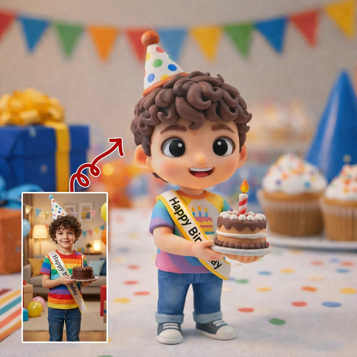 A Custom 3D Birthday Gift – Made from Real Photos