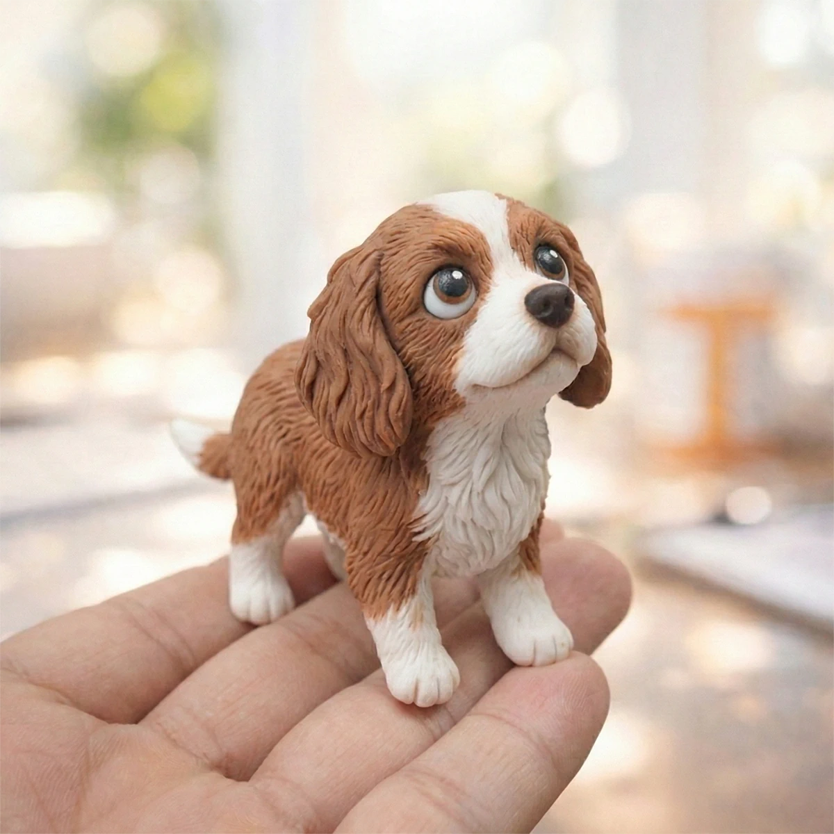 A Custom 3D Figurine for Dog Lovers – Made from Real Photos