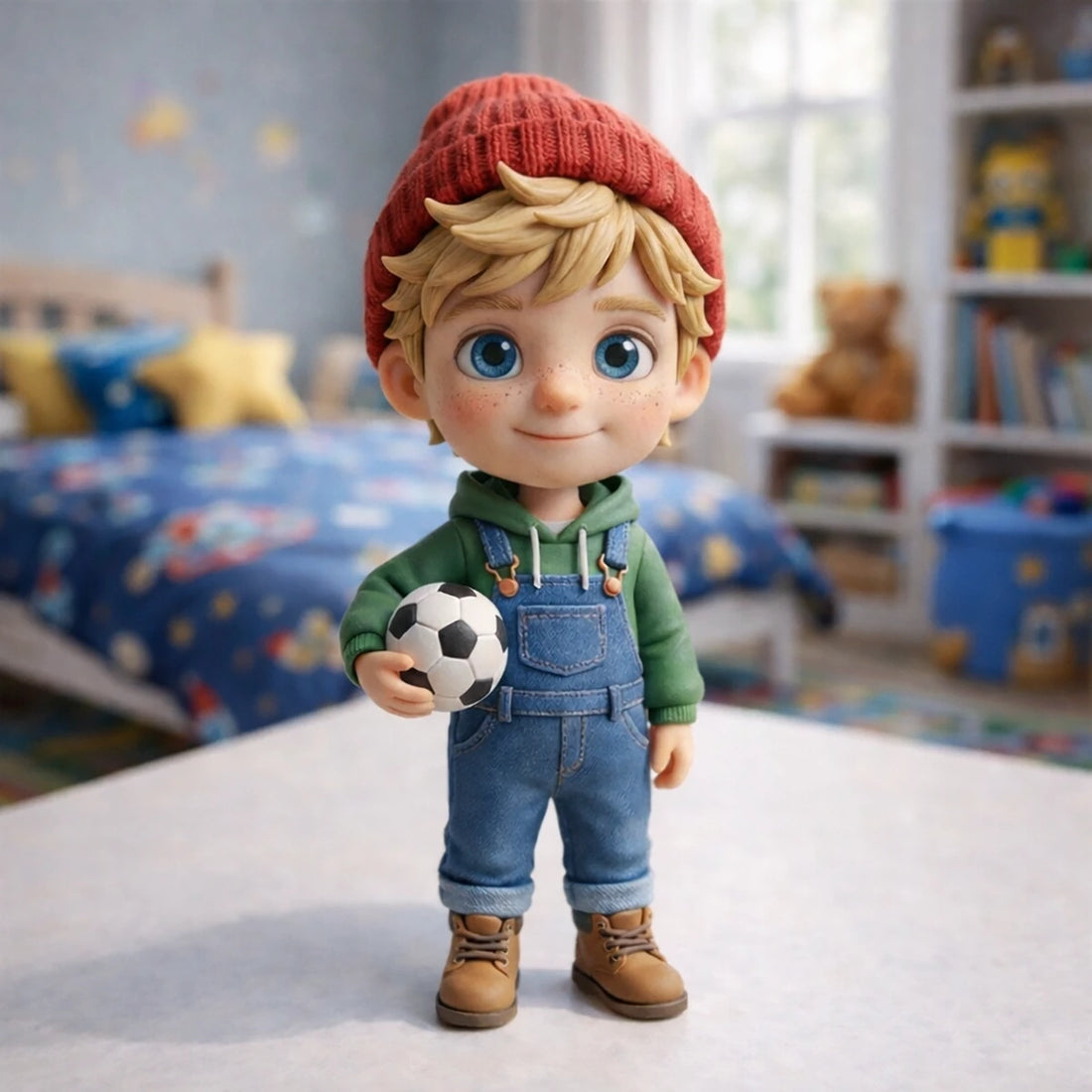 Personalized 3D Son Figurine – Custom Family Keepsake from Photos