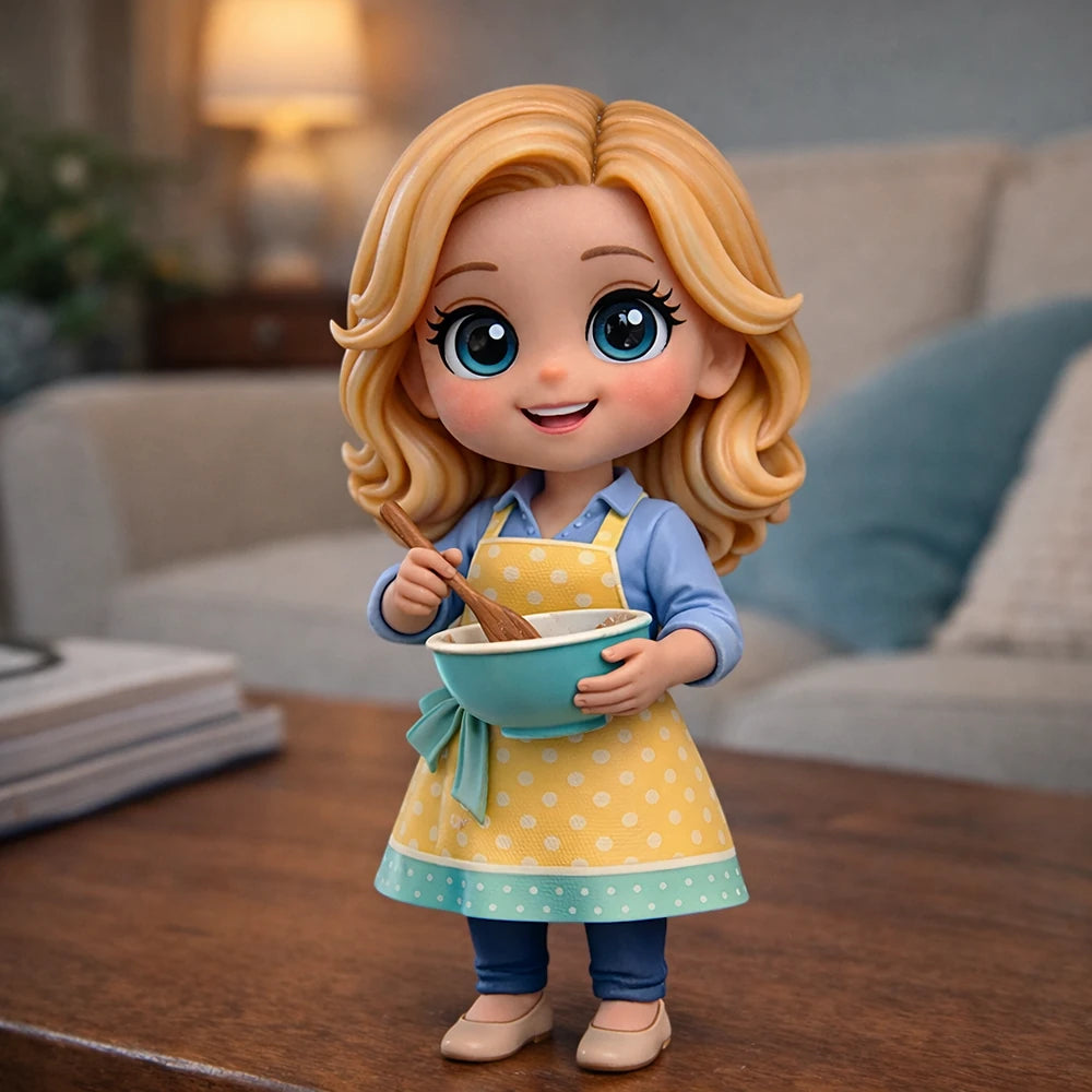 Personalized 3D Mom Figurine – Custom Mother’s Day & Family Keepsake