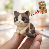 A Custom 3D Figurine for Cat Lovers – Made from Real Photos