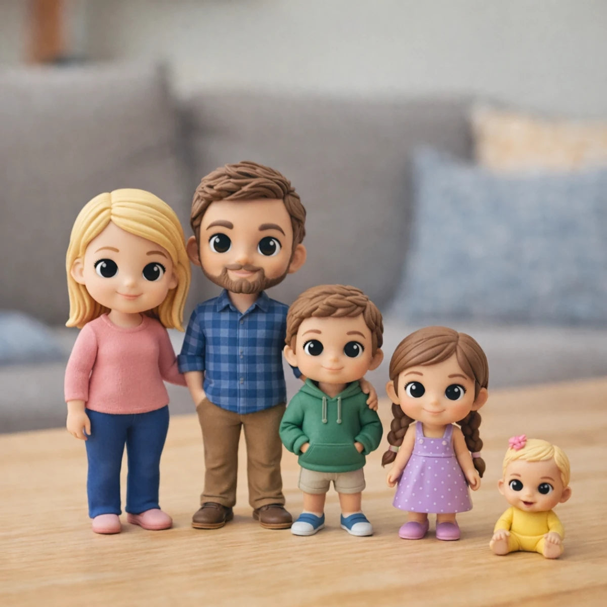 Personalized 3D Husband Figurine – Custom Anniversary & Love Keepsake