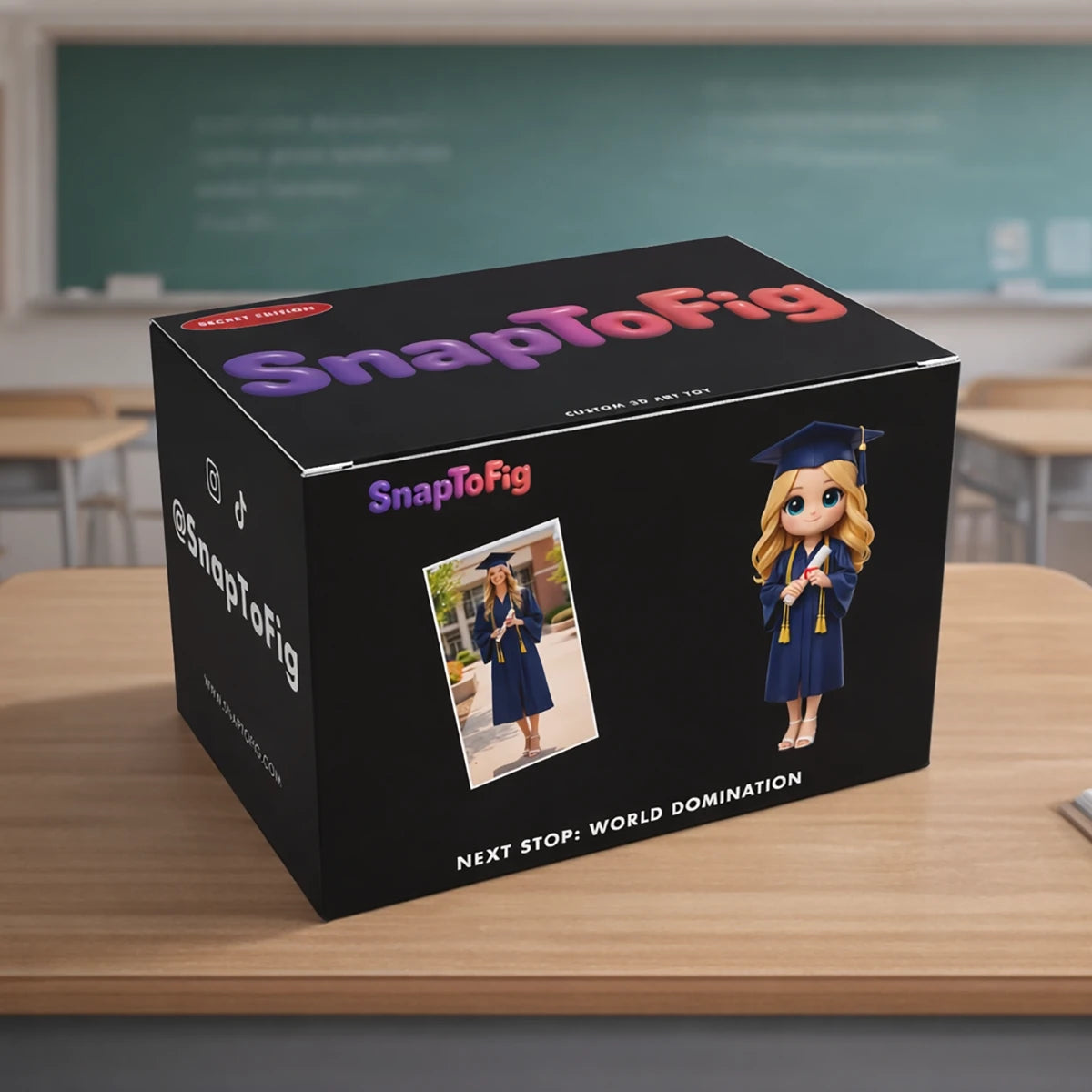 A Custom 3D Graduation Gift – Made from Real Photos