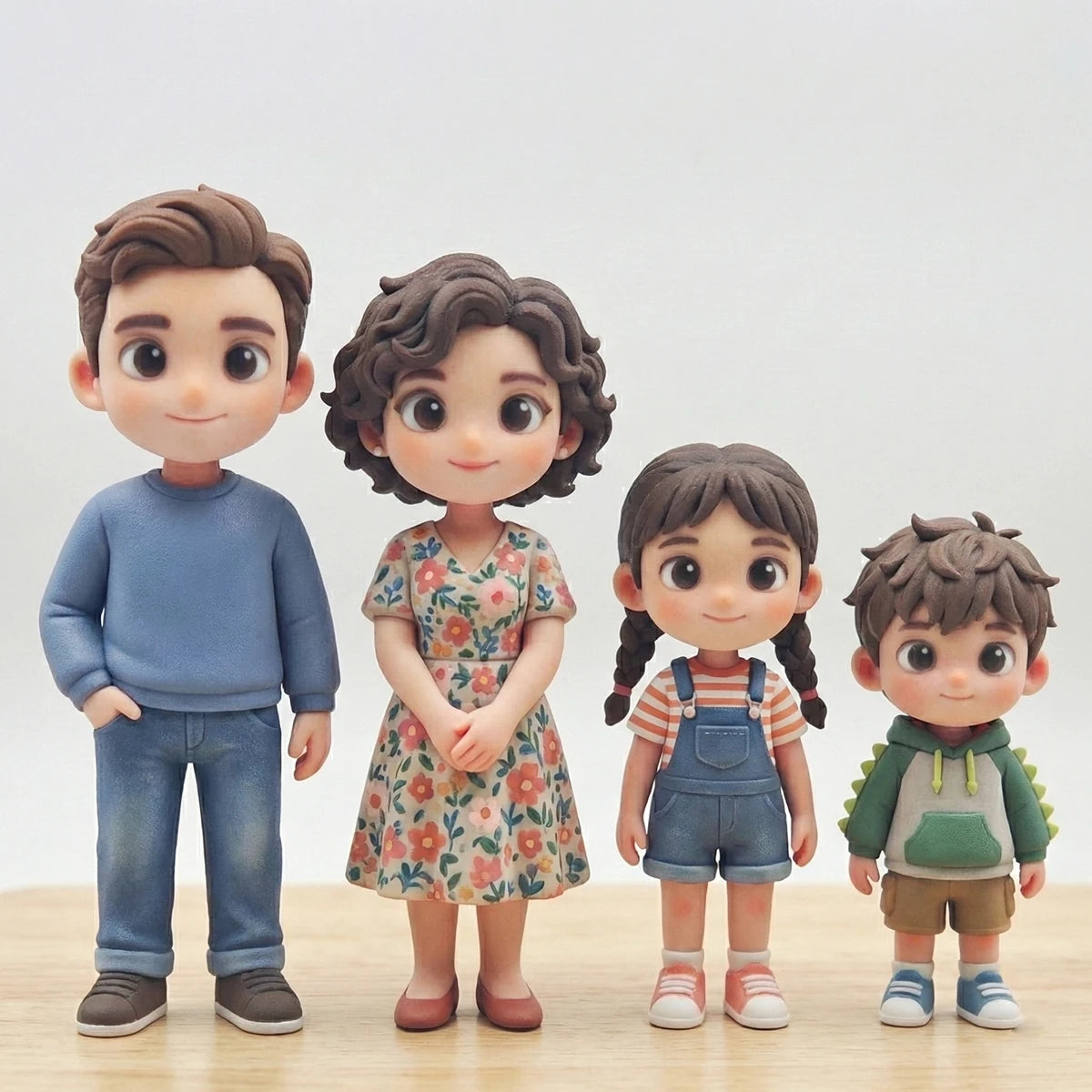 Personalized 3D Daughter Figurine – Custom Family Keepsake from Photos