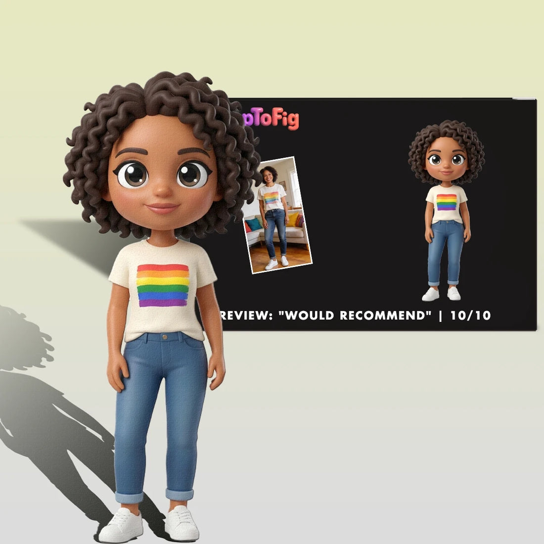 A Custom 3D Mother’s Day Gift – Made from Real Photos