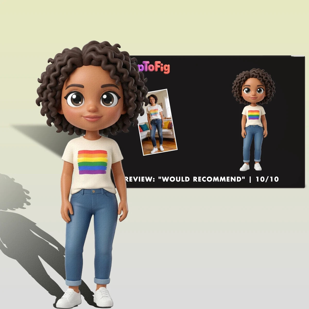 A Custom 3D Mother’s Day Gift – Made from Real Photos