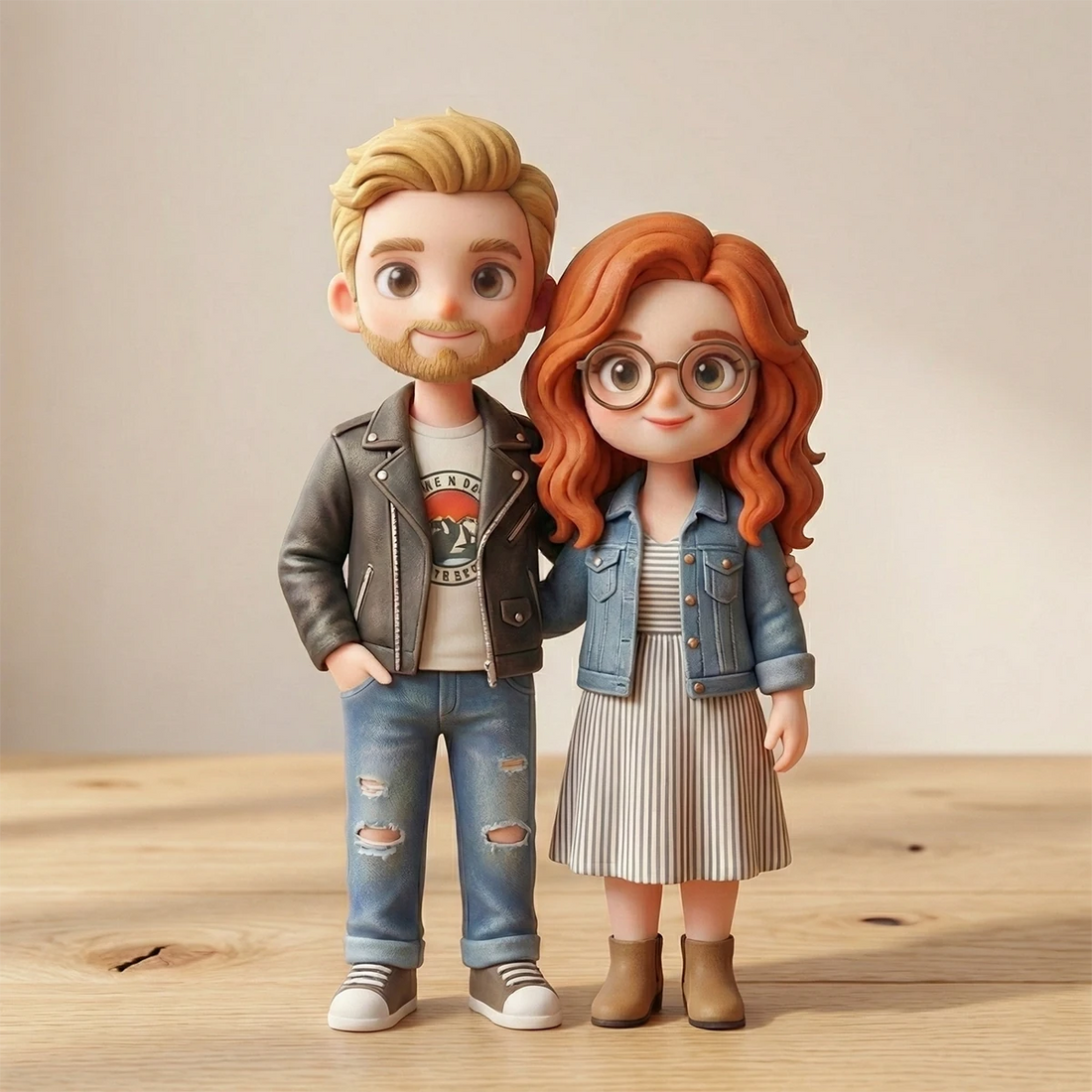 Personalized 3D Bride Figurine – Custom Anniversary & Wedding Keepsake