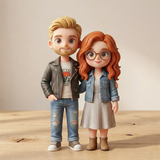 Personalized 3D Bride Figurine – Custom Anniversary & Wedding Keepsake