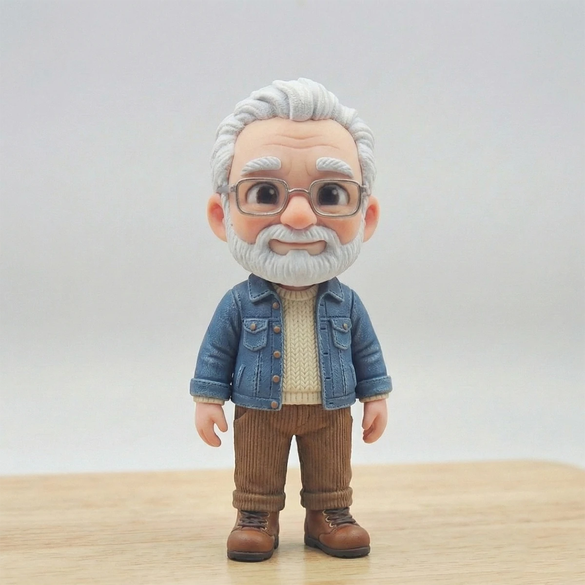 Personalized 3D Grandpa Figurine – Custom Family Keepsake from Photos
