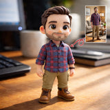 Personalized 3D Dad Figurine – Custom Father’s Day & Family Keepsake