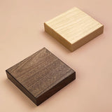 Square Walnut Wooden Display Base for Custom Figurines