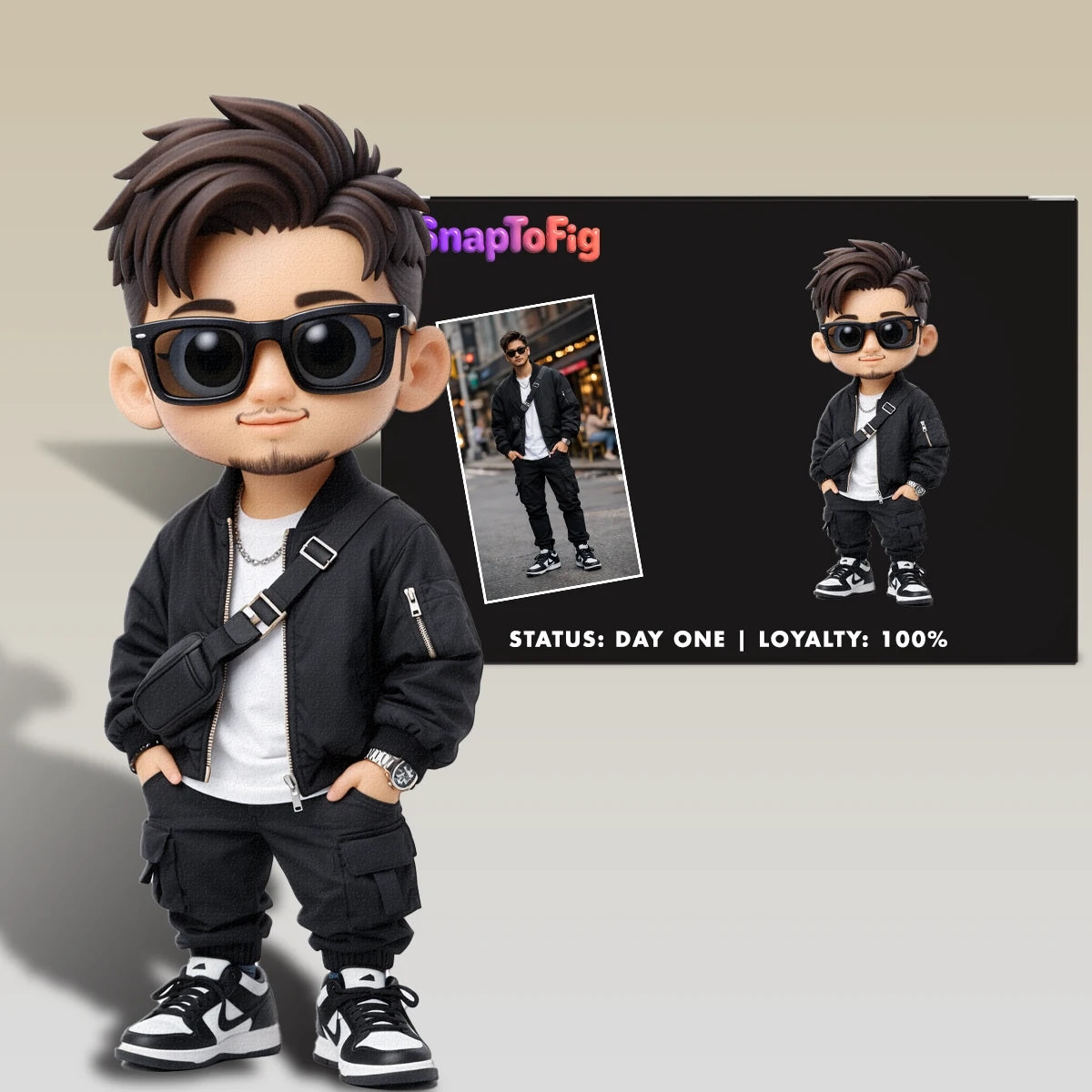 Custom 3D Figurine for Your Best Bro – A Personalized Gift from Real Photos