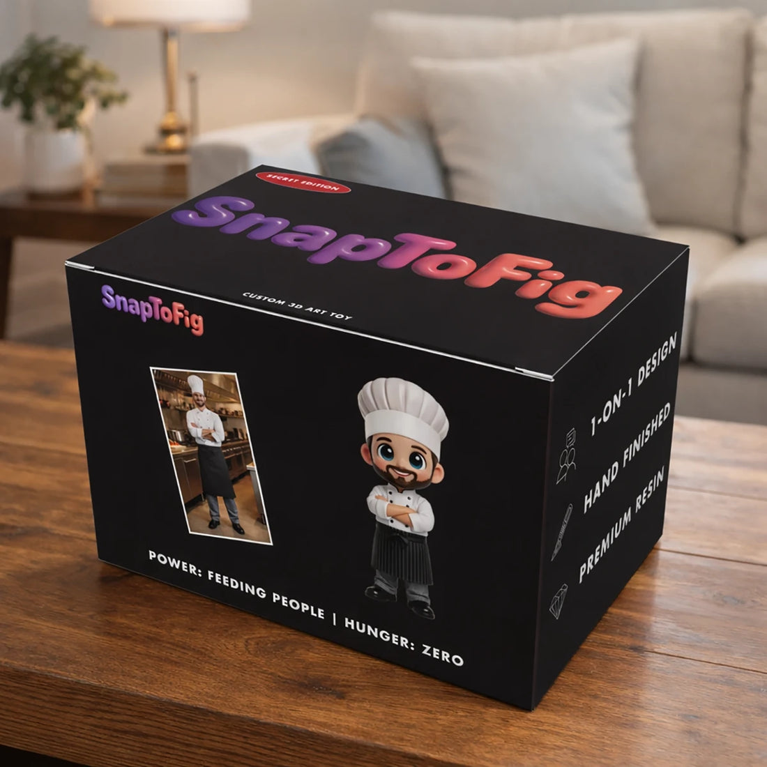 A Custom 3D Figurine for Chefs – Made from Real Photos