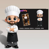 A Custom 3D Figurine for Chefs – Made from Real Photos