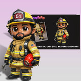 A Custom 3D Figurine for Firefighters – Made from Real Photos