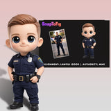 A Custom 3D Figurine for Police Officers – Made from Real Photos