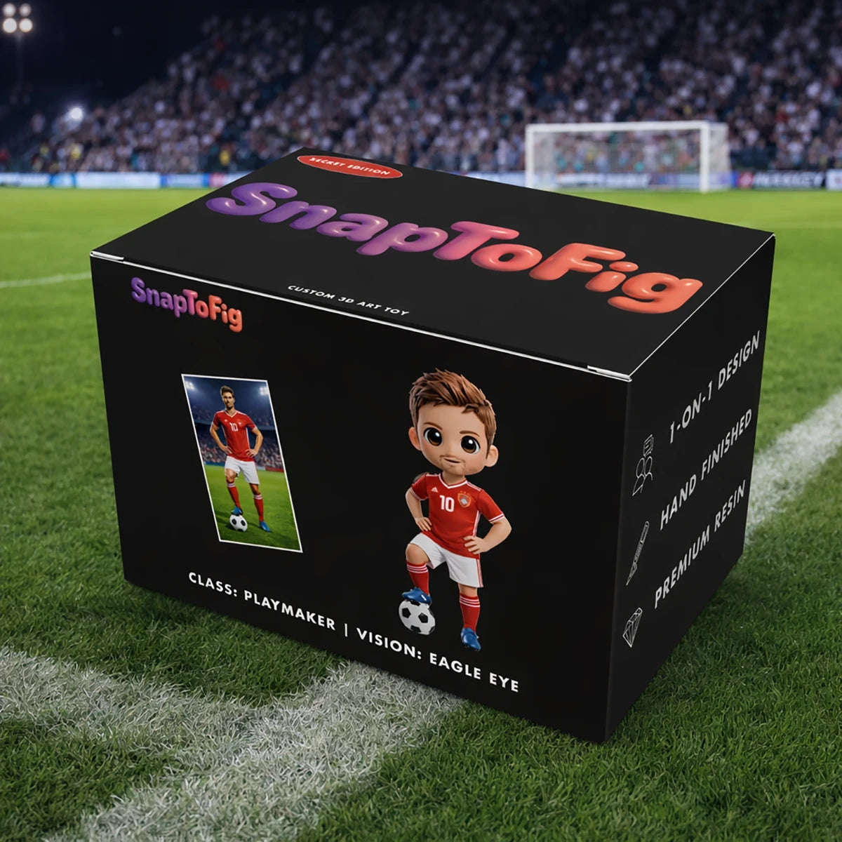 A Custom 3D Figurine for Soccer Players – Made from Real Photos