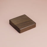 Square Walnut Wooden Display Base for Custom Figurines