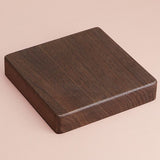 Square Walnut Wooden Display Base for Custom Figurines