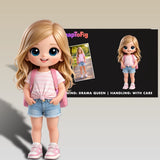 Personalized 3D Daughter Figurine – Custom Family Keepsake from Photos