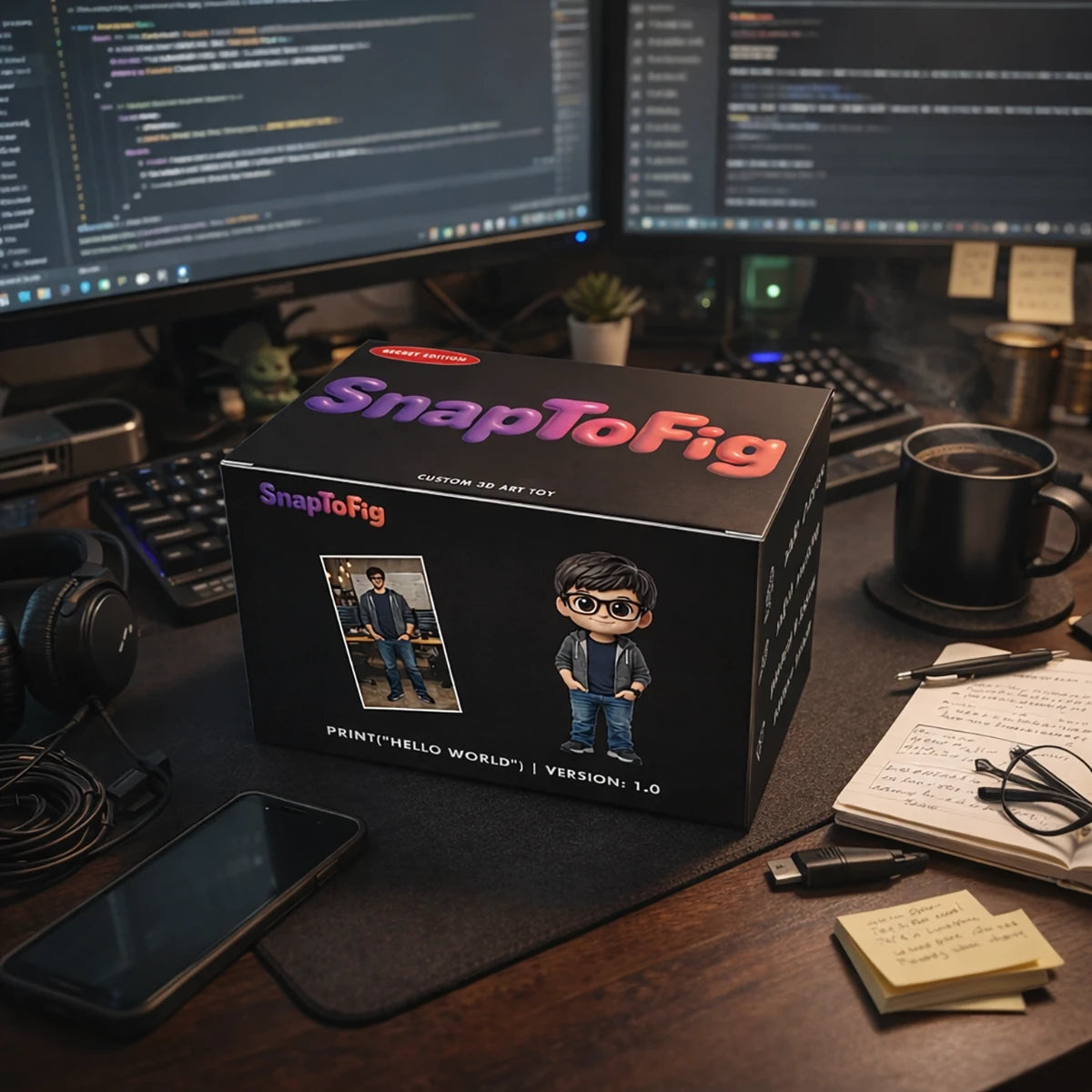 A Custom 3D Figurine for Programmers – Made from Real Photos